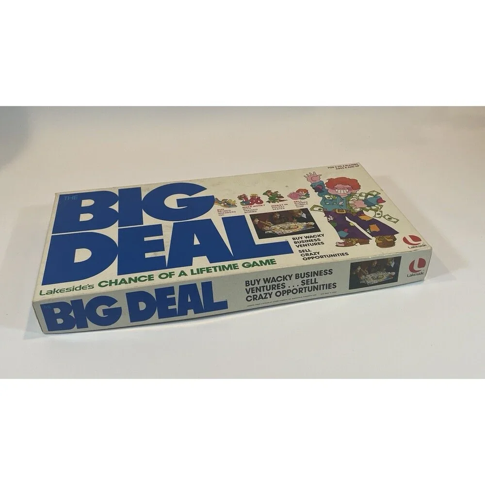 1977 Lakeside Games Big Deal Chance of a Lifetime Board Game Excellent Condition